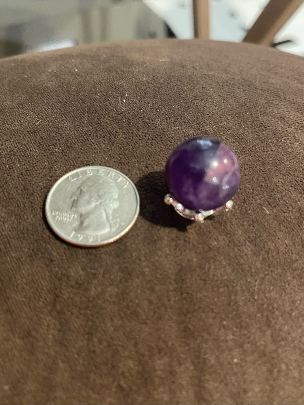 Amethyst Crystal Sphere